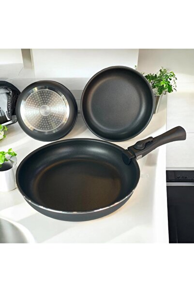 Evcimo Home Winterbach 4 Piece Granite Pan Set Black Sp-600