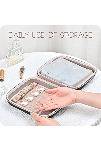 PROCASE Medium Travel Jewelry Organizer Case - Black