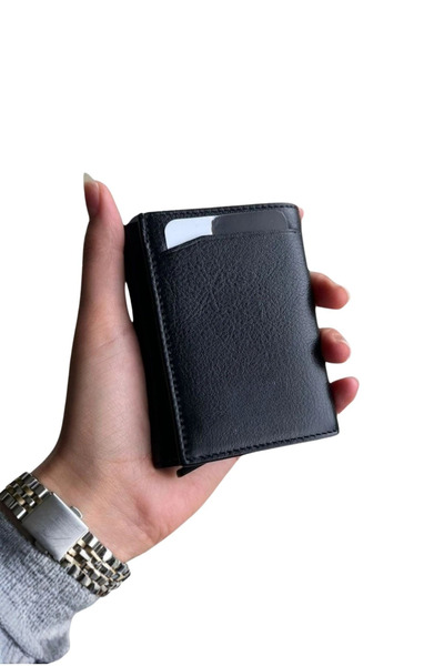 clawleather Genuine Leather Mechanism Wallet
