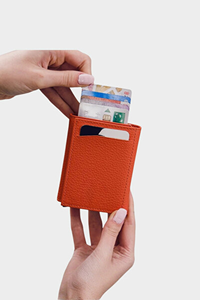 clawleather Genuine Leather Mechanism Wallet