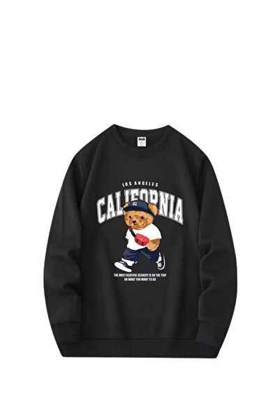 LELVANİ SWEAT CU IMPRIMEU CALIFORNIA BEAR