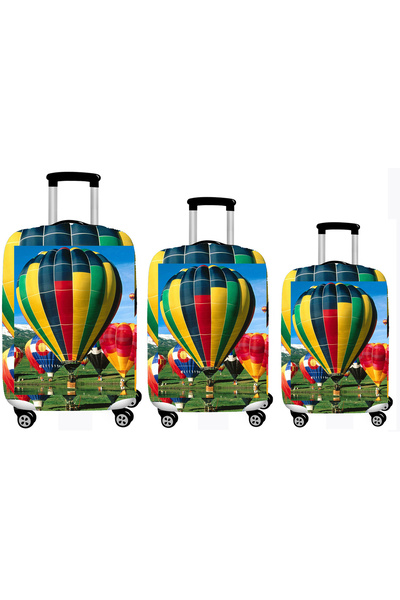 Smart Travel Set of 3 Large Medium Cabin Size Suitcase Protective Cover