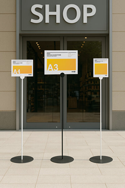 Grand City Media A3 Acrylic Display Stand