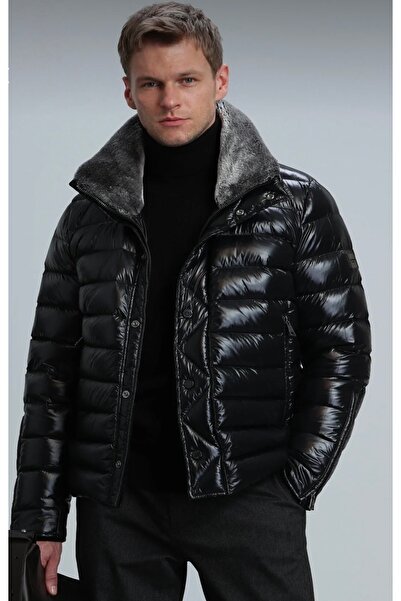 Malkan Lufıan Jack Kaz Tüyü Erkek Mont GRİ RENK