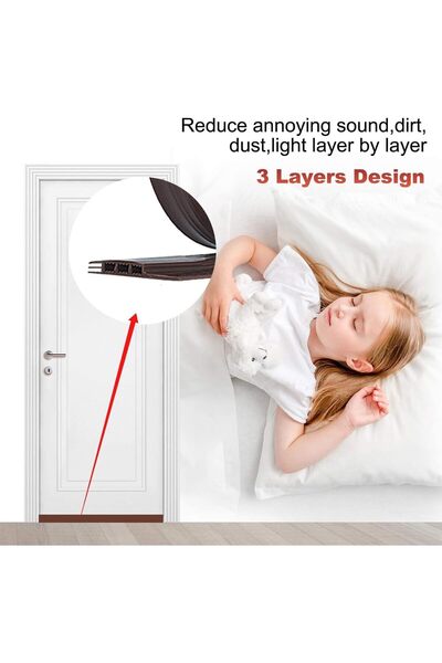 X SPRING Door Draft Stopper – Adjustable Waterproof Soundproof Door Sweep for Interior & Exterior