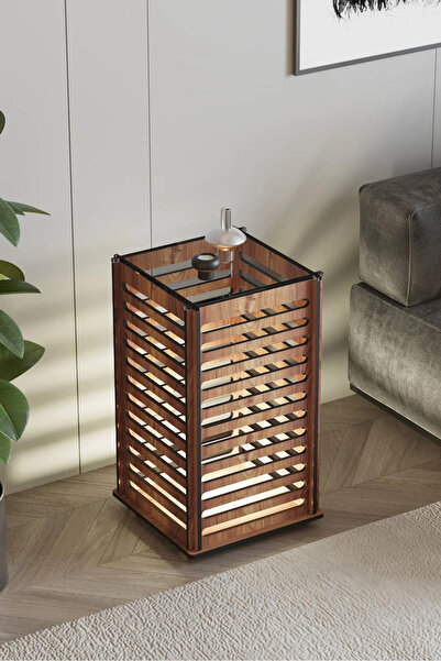 RAVILO Solis Sehpa Lambader Ceviz