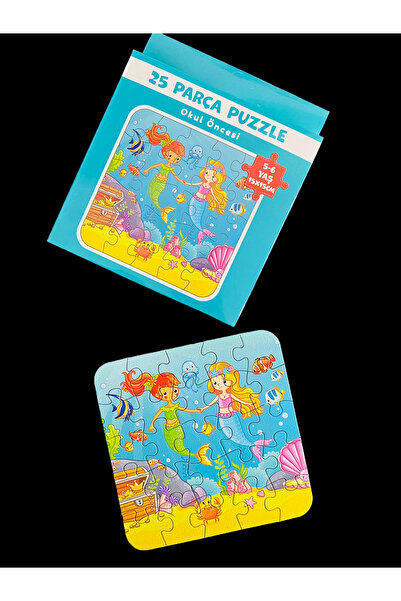 Olur o zaman (5-6 yaş) 25 Parça eğitici ve geliştirici resimli Yapboz (Deniz ...