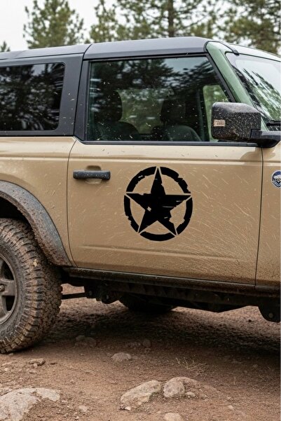 Yalıgraf Reklam Tabela ملصق أرمى ستار للطرق الوعرة 30×30 سم (قطعة واحدة)