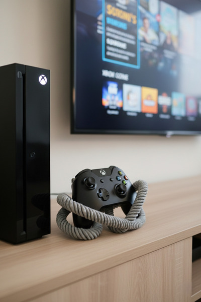 OEM PS5 & xBox Controller Holder, Rope Shape, Gray