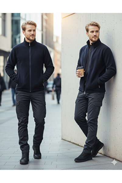 POLAR Üst Giyim , Günlük & Outdoor Taktik – Rahat Kesim, Lacivert