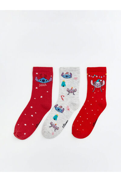 LC Waikiki Блестящи селекции от Shining Store 3-пакет момичешки чорапи с брод...