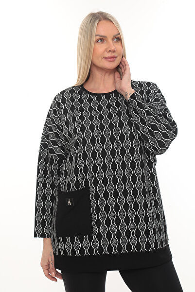 KRUVAZE Plus Size.Jacquard Fabric