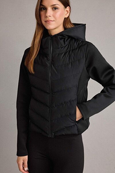 DeFacto Αντιανεμικό παλτό με φερμουάρ με κουκούλα G8257AX25WN