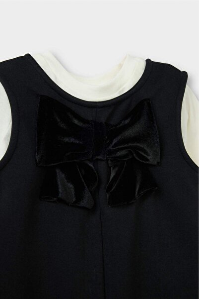 DeFacto Set 2 piese pentru fetiță, tricou cu mânecă lungă G5877A525WN