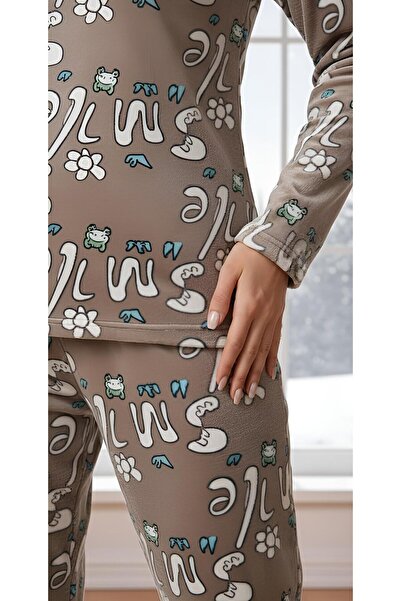 ISHRAQAT AL-AMAL winter velvet pajama set