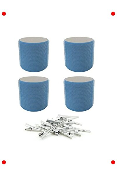 markentegra مجموعة أدوات تجعيد الشعر بالفيلكرو و12 مشبك شعر - 6 سم