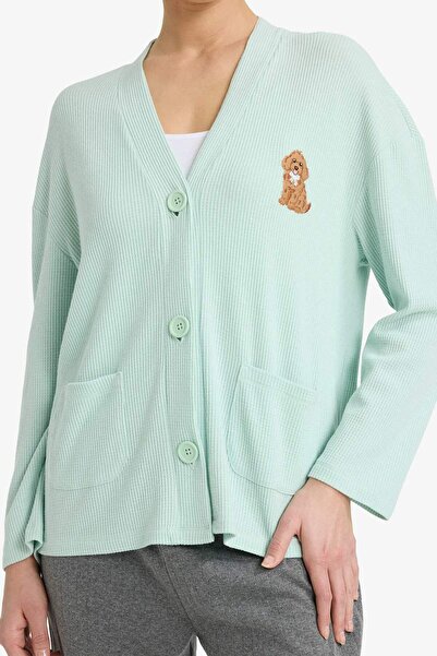 DeFacto Regular Fit Plush Long Sleeve Robe G1349Ax25Au