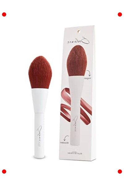 markentegra فرشاة مكياج للبودرة المسطحة وأحمر الخدود - تطبيق احترافي