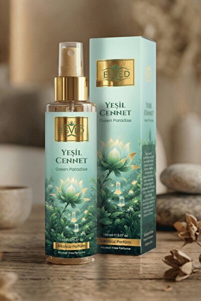 ESVED Yeşil Cennet Kokusu Alkolsüz Parfüm 150 ml.