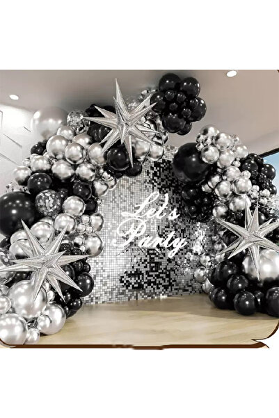 Generic مجموعة من 120 قطعة من البالونات المزخرفة المصنوعة من اللاتكس باللونين...