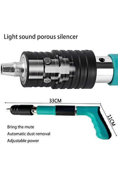 Generic Manual Concrete Nail Gun Mini Nail Wall Tool for Cement Portable Steel Nail Shooter for Woodworking