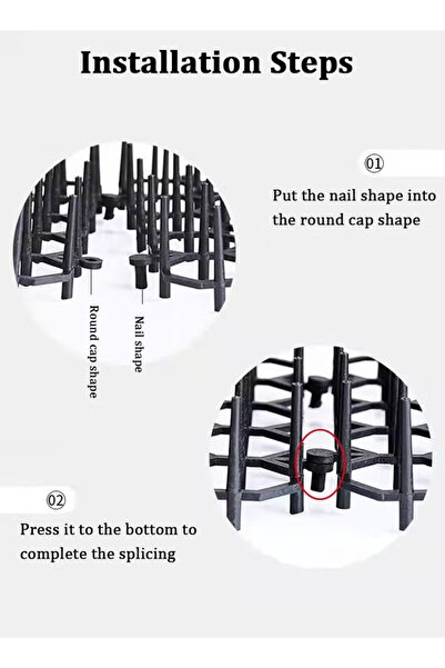 Generic Cat-proof garden netting, cat deterrent mat, pet repellent mat for the garden,1PCS