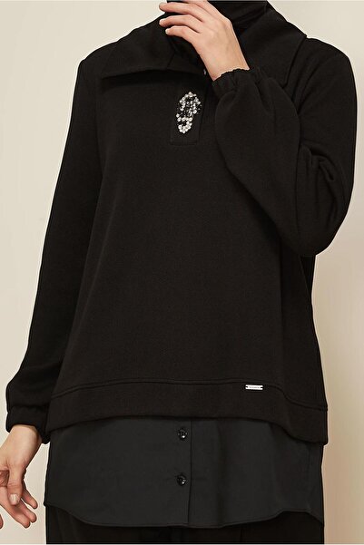 Alvina Shirt with Garnish Tracksuit Tunic 46110