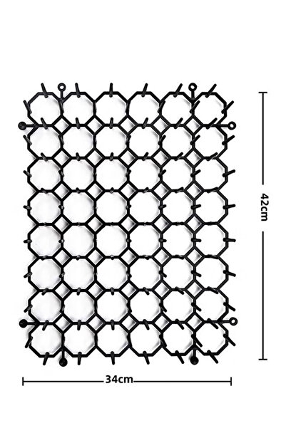 Generic Cat-proof garden netting, cat deterrent mat, pet repellent mat for the garden,10PCS