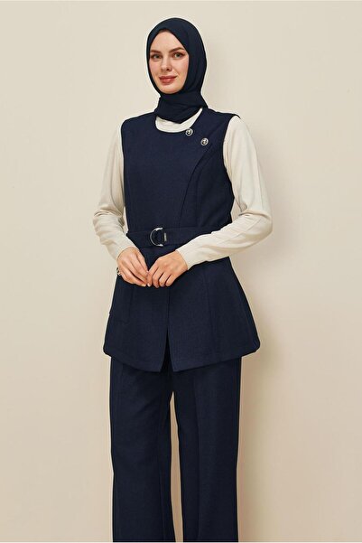 Alvina Belted Suit with Pants 46185