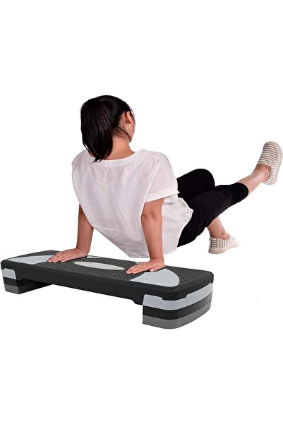 Prime Tag Adjustable Aerobic Stepper - Non-Slip Cardio Yoga Stepper