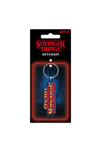 Pyramid International Stranger Things Retro Logo Season 5 Metal Keychain