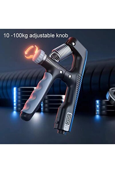 Prime Tag Hand Grip Strengthener with Digital Counter, Adjustable 10–100kg