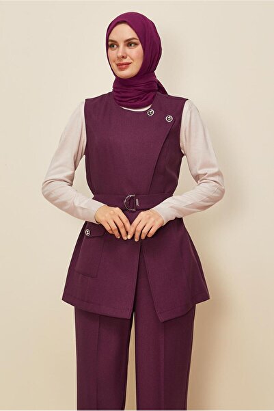 Alvina Belted Suit with Pants 46185