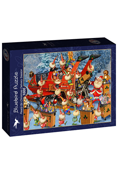 Bluebird Puzzle Παζλ Μπλε Πουλί Έτοιμο για την Χριστουγεννιάτικη Περίοδο Παρά...