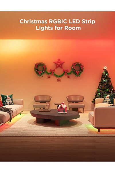 Govee RGBIC Alexa LED Strip Light, 5m Smart WiFi App Control, Alexa & Google Compatible, Music Sync