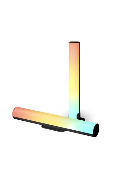 LEDIGANT Set 2 lămpi RGB smart 26 cm pentru gaming, Wi-Fi, muzică, ambient, a...