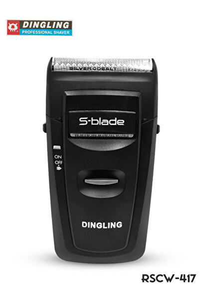 Dingling RSCW-417 S-Blade Professional Rechargeable Shaver for Body and Beard Grooming