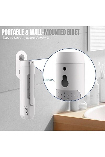 Generic Electric Portable Bidet Rechargeable Travel Shattaf Handheld Sprayer Personal Hygiene Camping