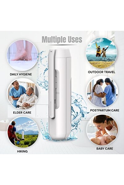 Generic Electric Portable Bidet Rechargeable Travel Shattaf Handheld Sprayer Personal Hygiene Camping