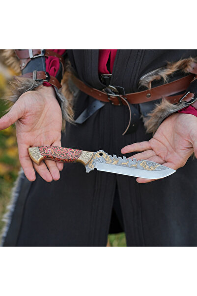 kösemehmet Koleksiyonluk ve Hediyelik 24K Altın Kaplama Geyik Gravür İşlemeli...