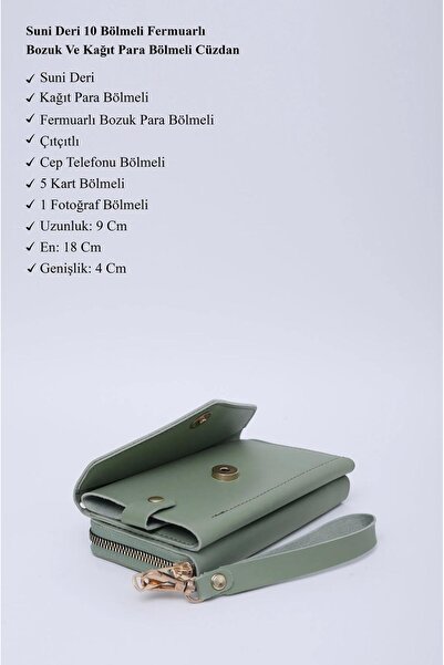 Özay butik Model Women's Wallet with Phone and Coin Compartment