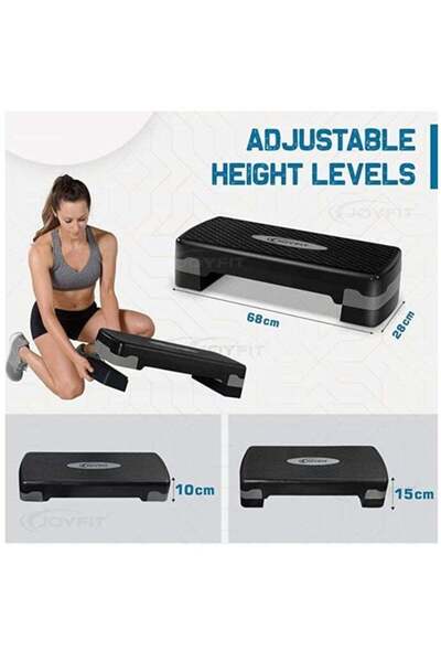 BLOOMING TIME Exercise Pedal - Detachable, Adjustable Height, Anti-Slip Household Stepper