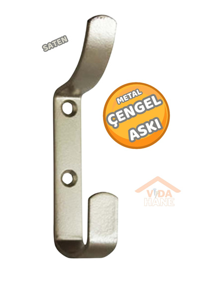 Beşel VİDA HANE METAL ÇENGEL ASKILIK PORTMANTO VESTİYER DOLAP ASKILIĞI
