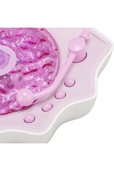 Generic 3-in-1 Shell Bluetooth Speaker Wave Projector Night Light White Noise Machine Ocean Lamp for Room