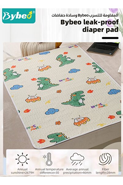 BYBEO 3 Pack Baby Washable Changing Mats, Waterproof Changing Pads, Ultra Soft Crib Mattress Sheets, Highl