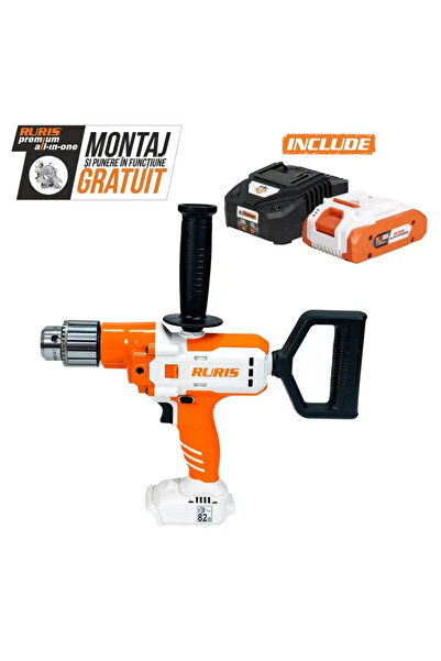 RURIS RMX1390 Power Alfa UP cordless brushless multifunction drill, 20V 4Ah