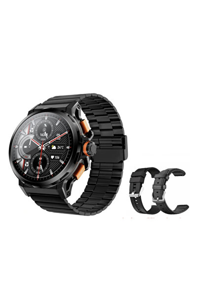 yollayenilensin SK43 Akıllı Saat IP68 Su Geçirmez Büyük Pilli El Fenerli 3 Ko...