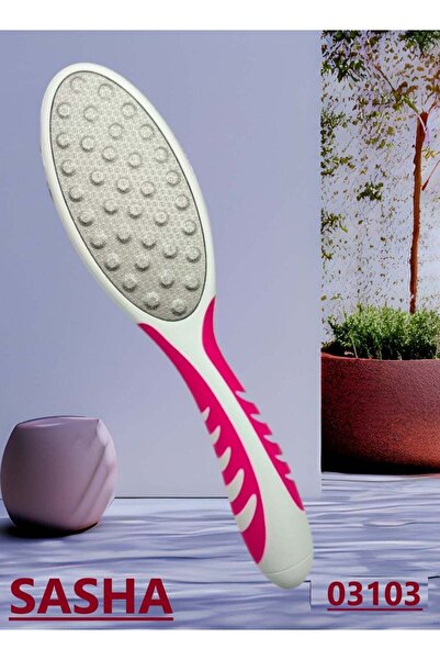 SASHA مبرد قدم من الفولاذ المقاوم للصدأ - مبرد مزدوج الجوانب بمقبض بلاستيكي م...