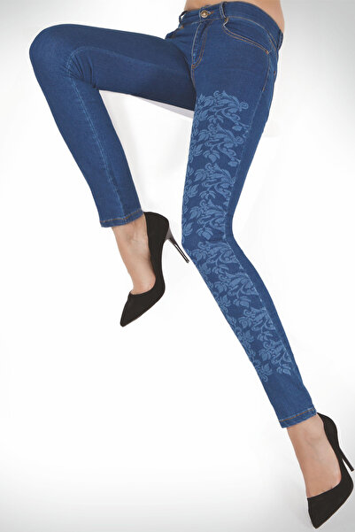 Pierre Cardin Leggings din denim DoReMi material elastic