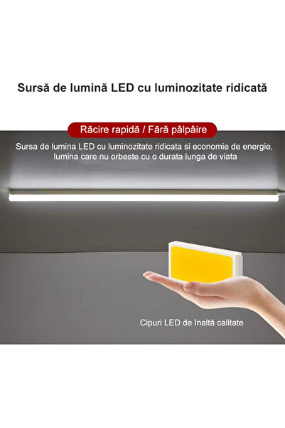 LEDIGANT Bec LED tip fagure de miere pentru cadă, 7W, 440mm, material plastic, 6500k, lumină albă rece